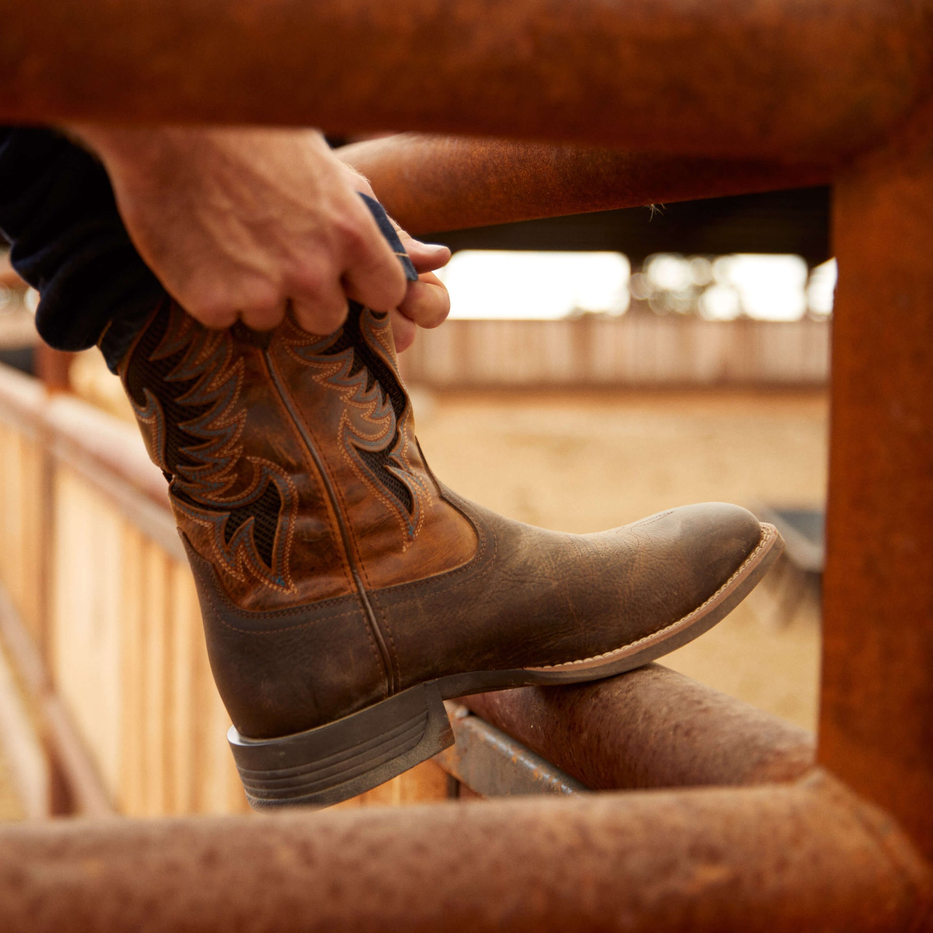 Ariat Men's Cowpuncher VentTEK Western Boot Dark Brown – Los Vaqueros  Western Wear