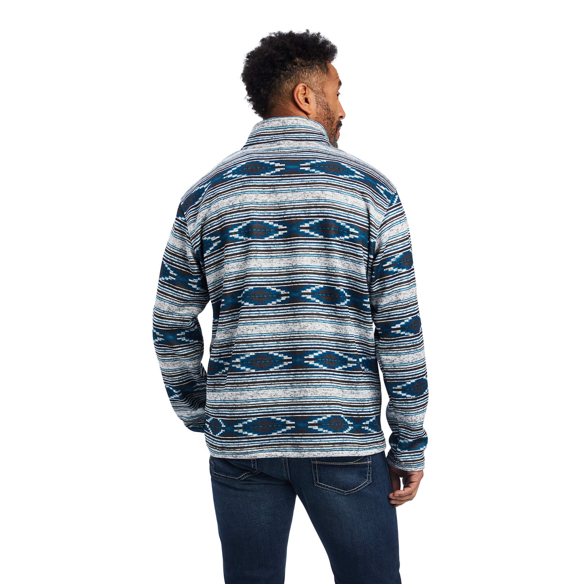 Ariat Men's Wesley Sweater Medium Grey Serape – Los Vaqueros