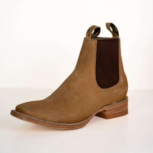 Visconti Men's Welt Boots Nobuck Miel