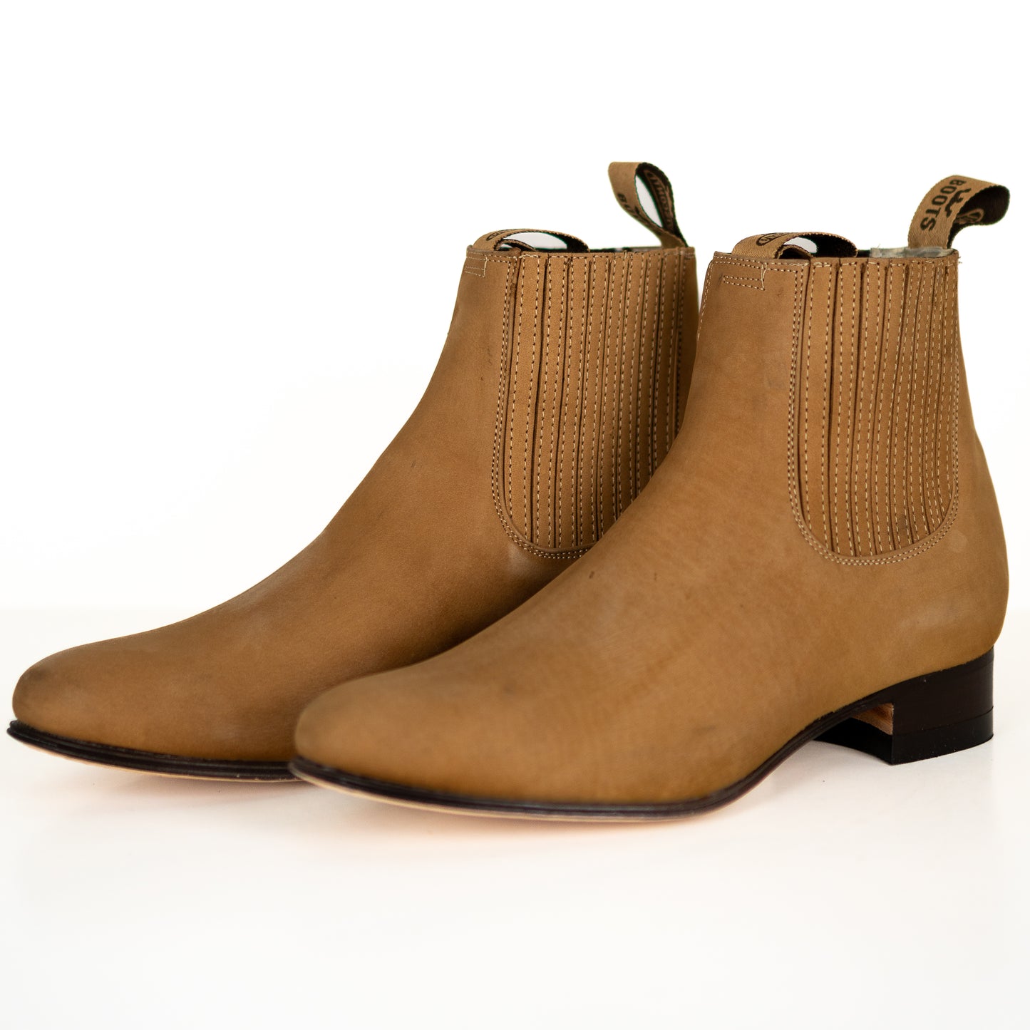 Visconti Men's Charro Boots Nobuck Miel