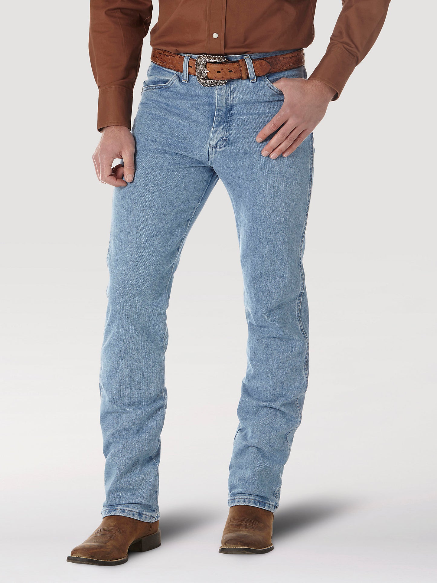 Wrangler Men's Cowboy Cut Slim Fit Jean in Antique Wash – Los Vaqueros ...