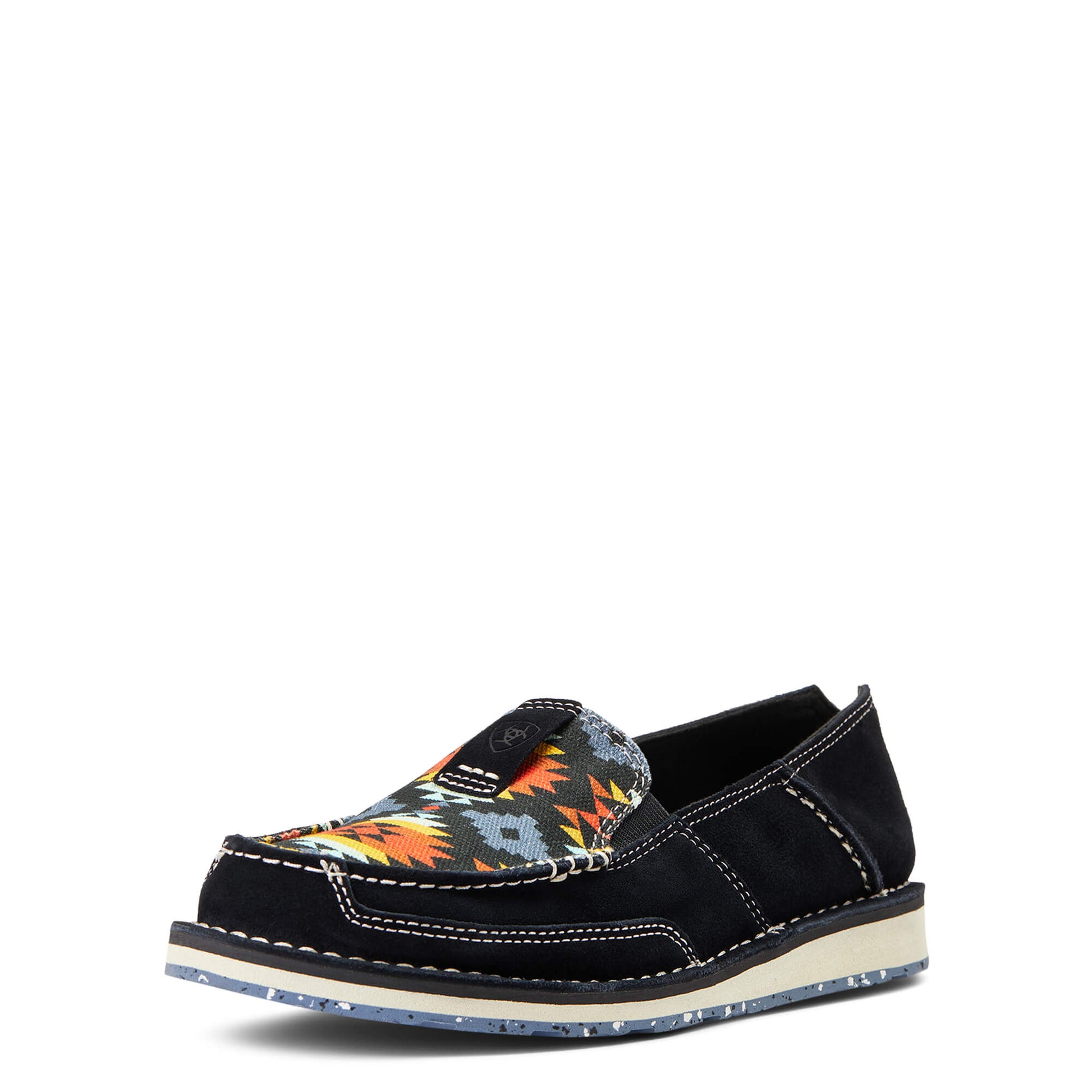 BLACK SUEDE/ DEEPEST AZTEC