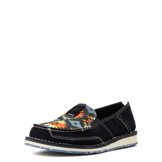BLACK SUEDE/ DEEPEST AZTEC