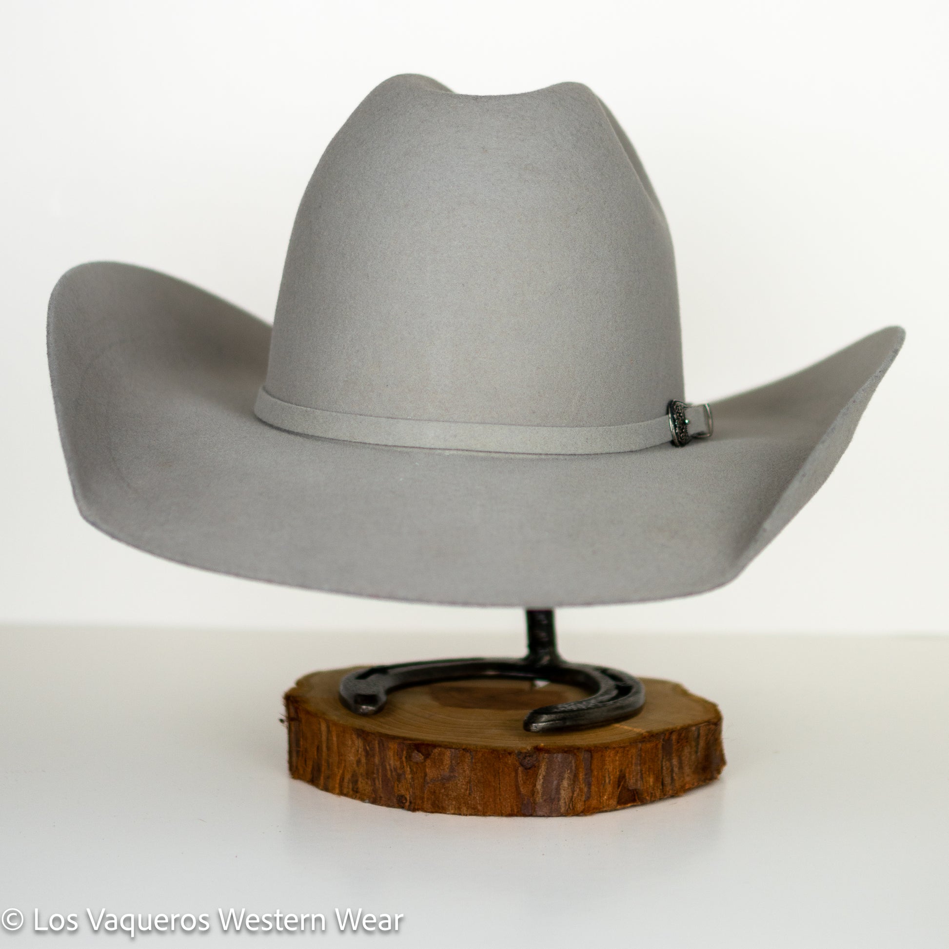 Laredo Wool Felt Hat Open Crown Silver Grey Silver Grey / 7 1/8