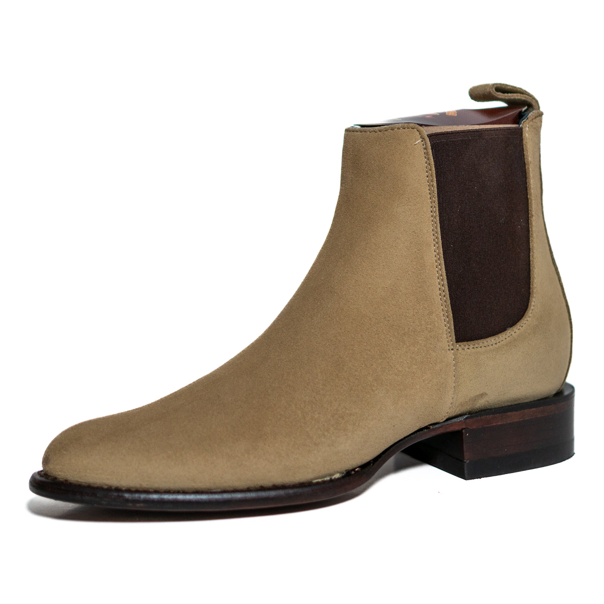 Los Altos Men s Toe Roper Boot Gamuza Oryx